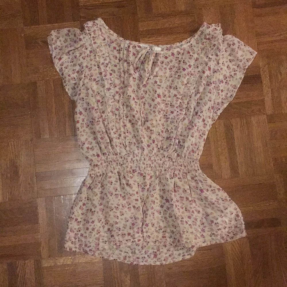 floral forever 21 blouse